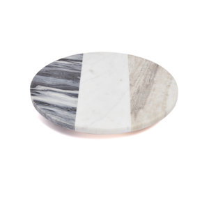 Ivy Bronx Dozie Marble Lazy Susan Wayfair